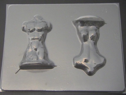 200x Male Torso 3D Chocolate Candy Mold